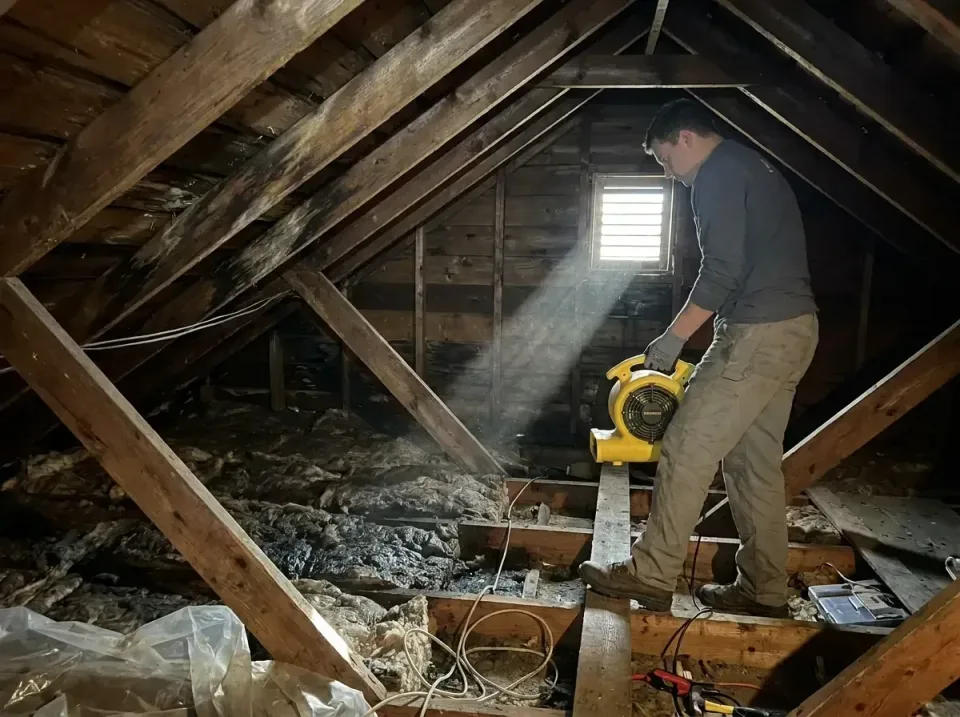 attic-water-damage-drying-proc-007 — frequently asked questions, Emergency Water Extraction & 24/7 Flood Response in Shiner,…